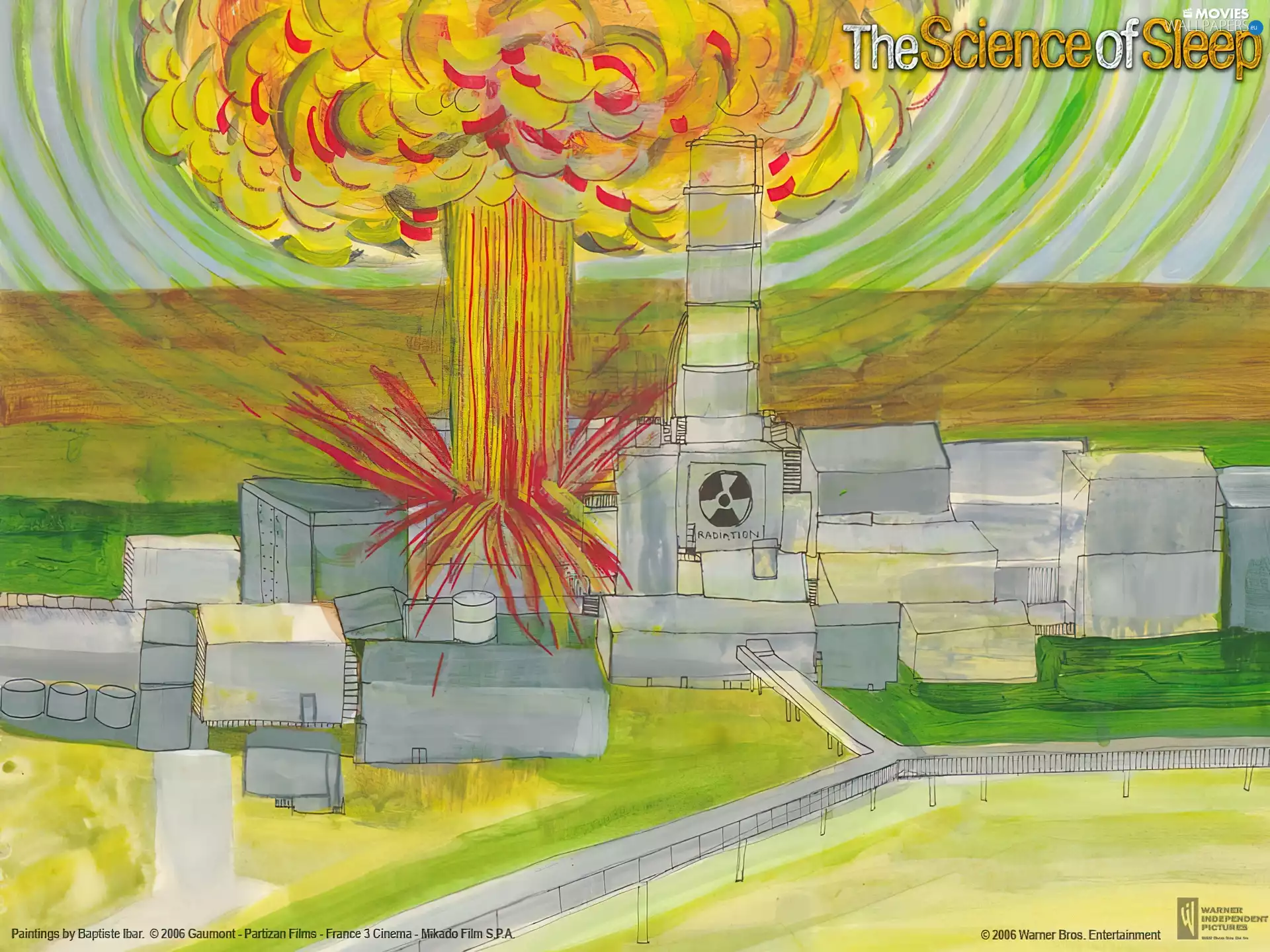 explosion, The Science Of Sleep, chimney, chemistry, factory, explosion