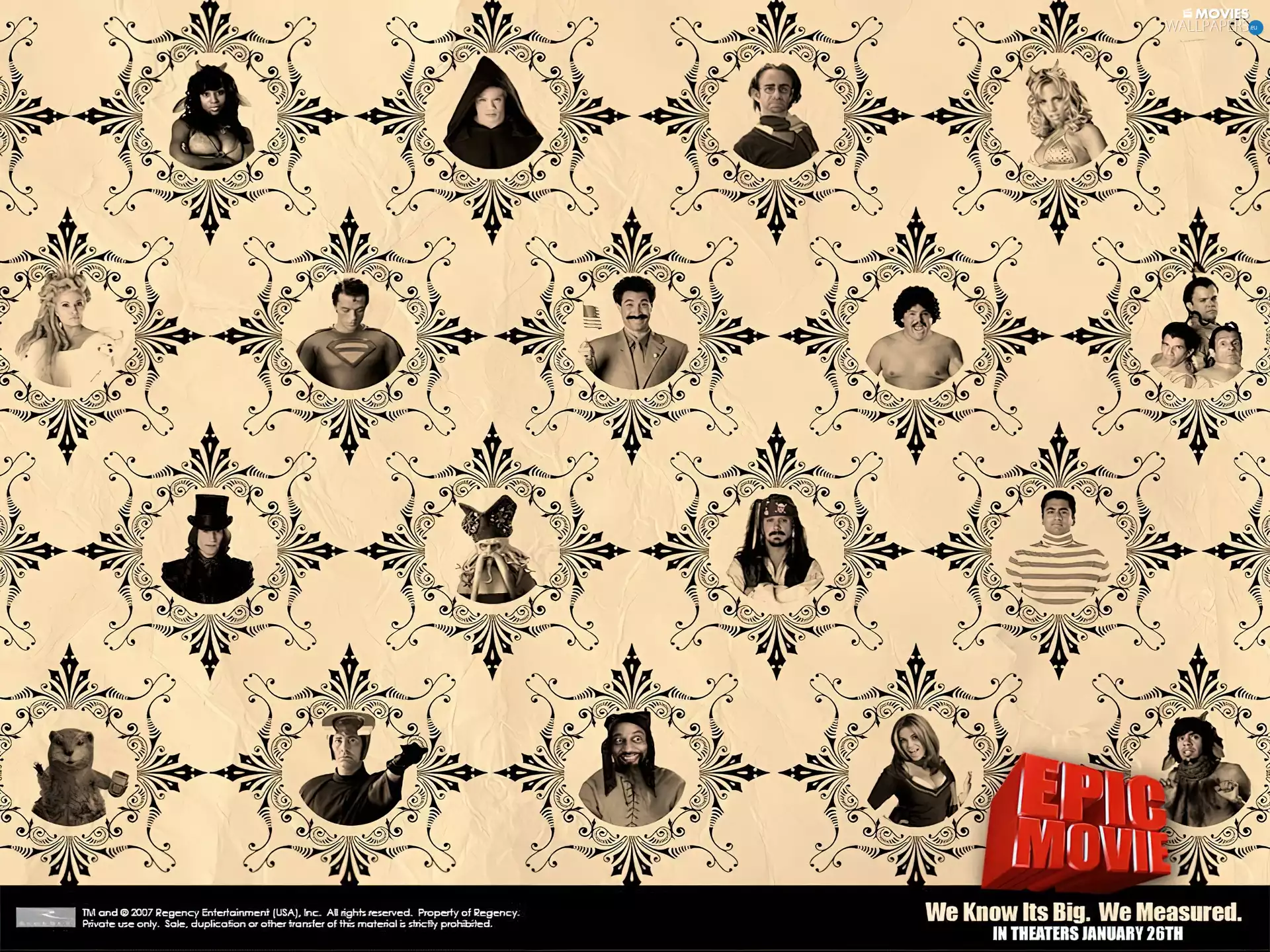 patterns, Epic Movie, faces