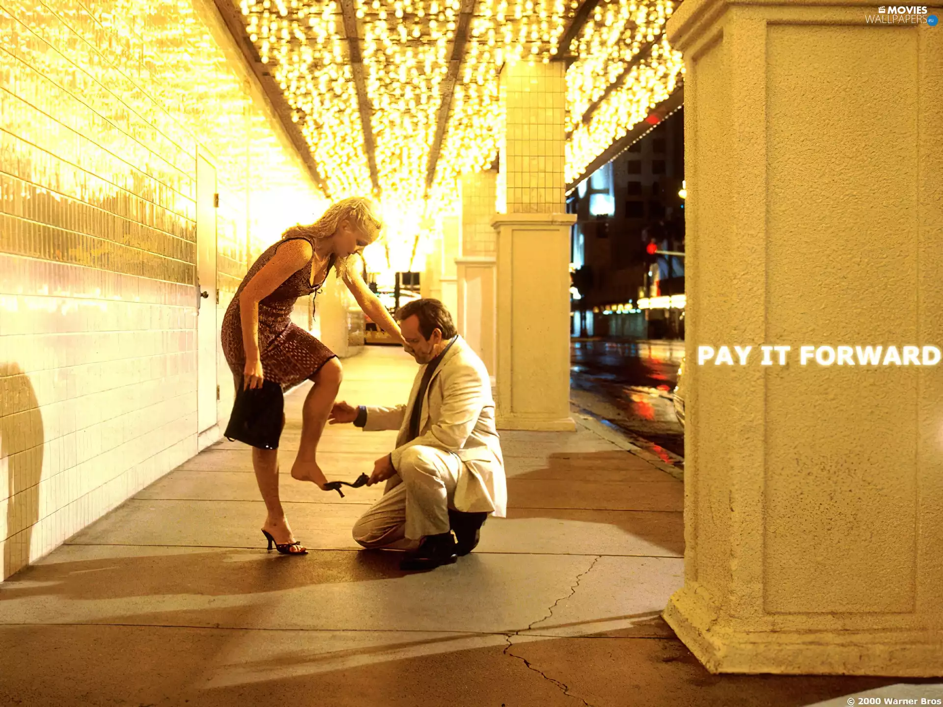 ##, a man, lights, Women, Pay It Forward