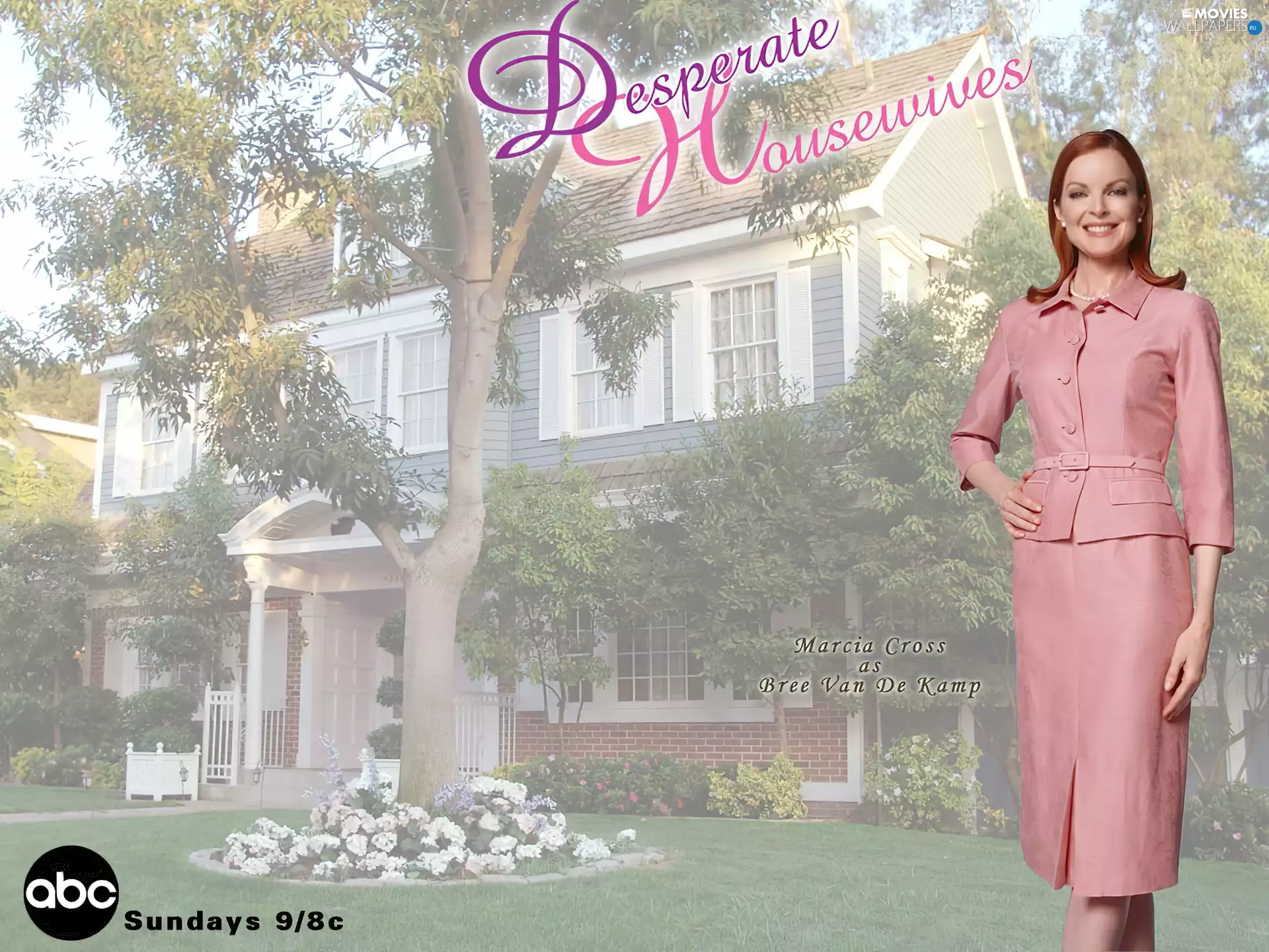 Desperate Housewives, house, Garden, Marcia Cross