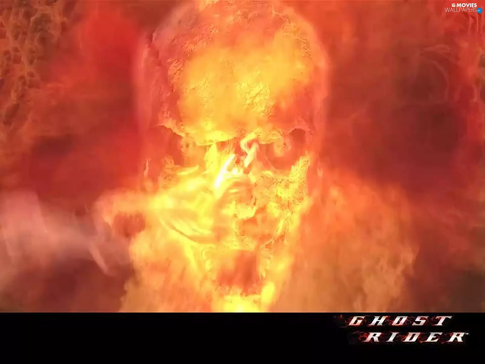 skull, Ghost Rider, Big Fire