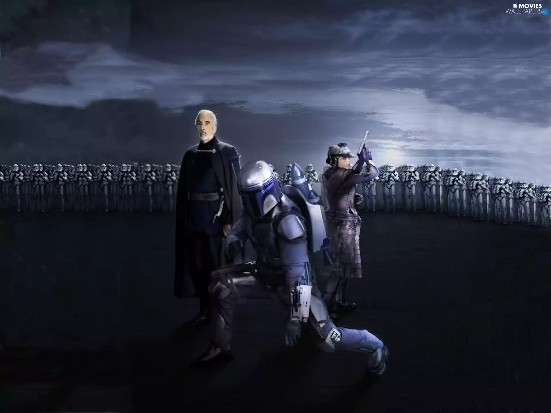 Characters, Sky, army, gray, Star Wars