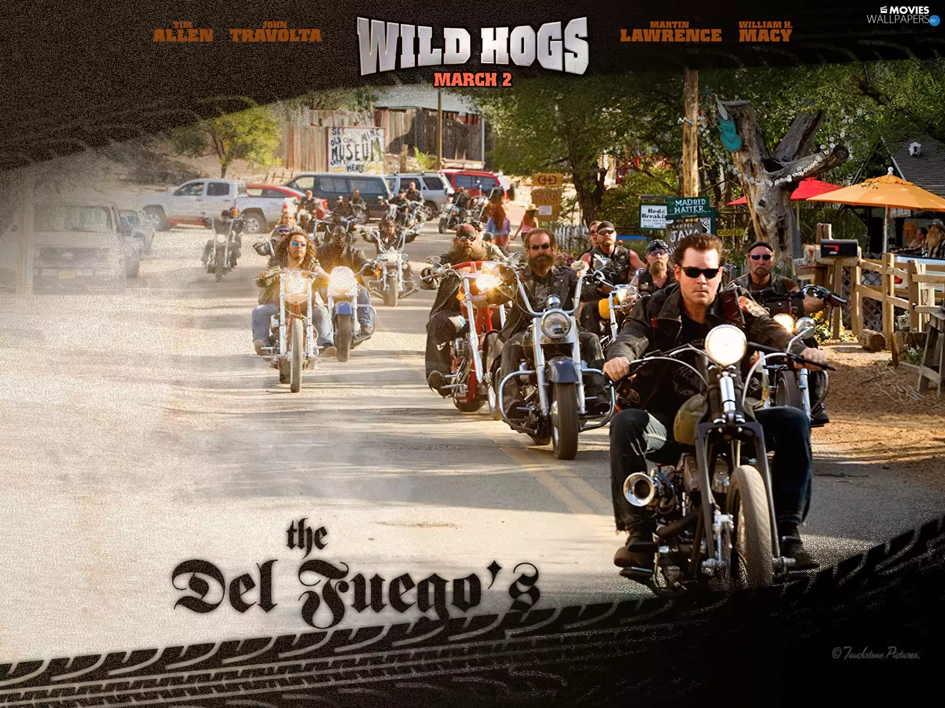 Wild Hogs, Street, harleye, gang