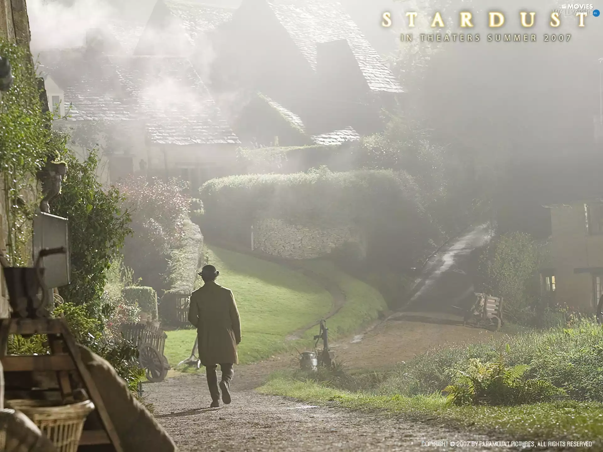 Way, green, Houses, Human, stardust, Hat, text