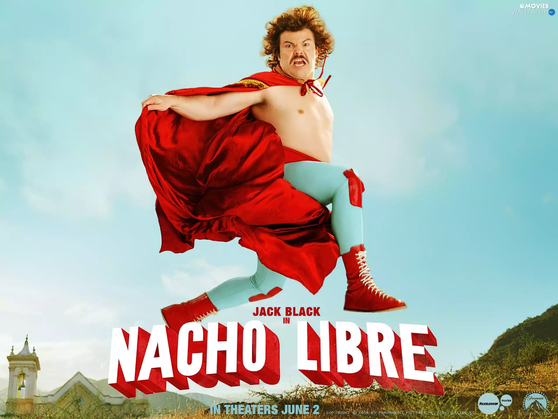 Nacho Libre, costume, Jack Black, Church