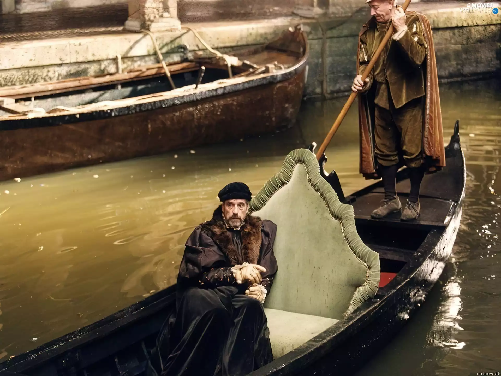 Merchant of Venice, Kayak, canal, Jeremy Irons