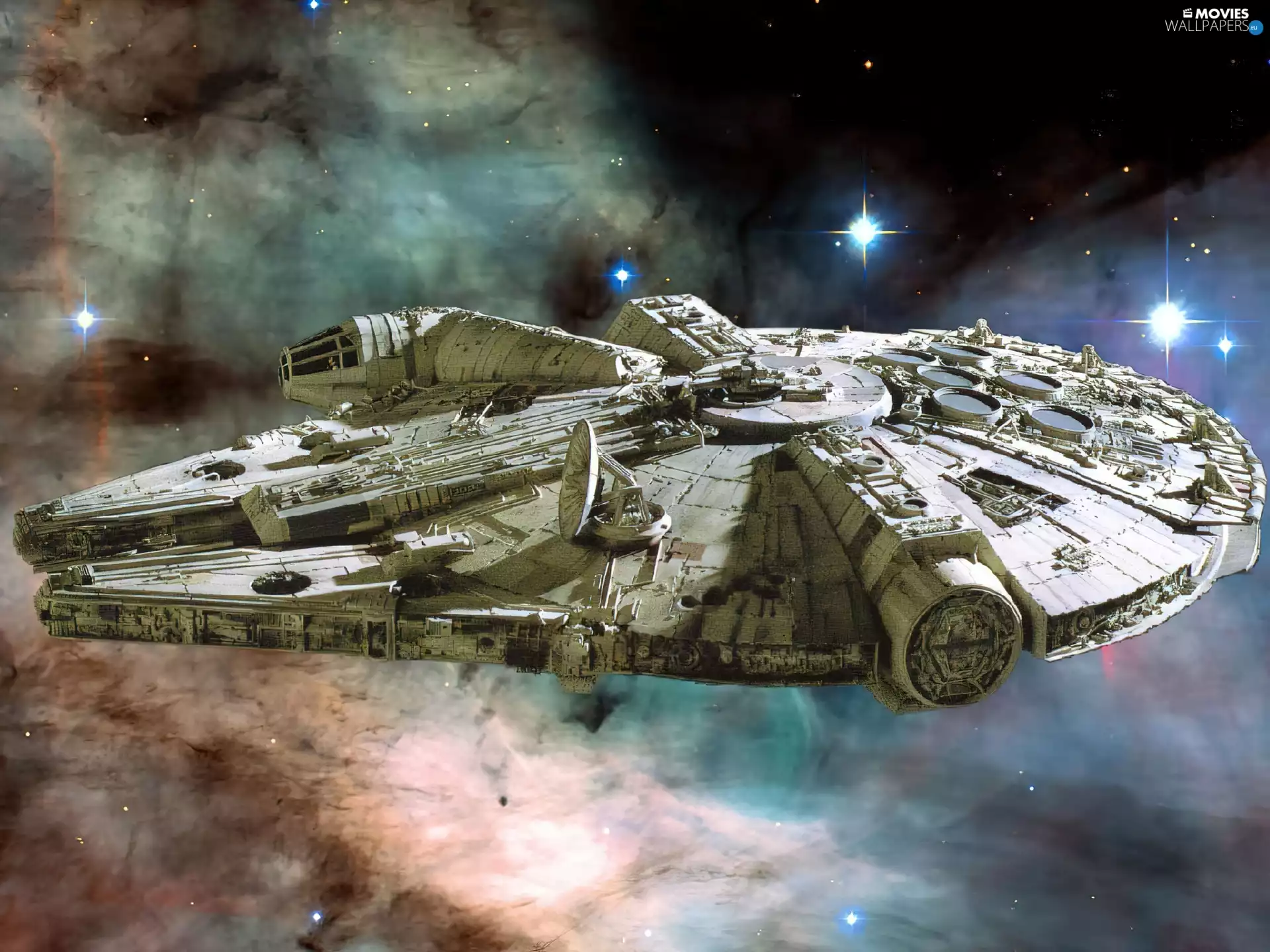 vehicle, cosmic, universe, lights, Star Wars