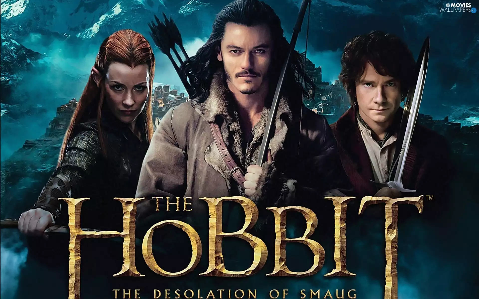 Smaug desolation, Luke Evans, Martin Freeman, Evangeline Lilly