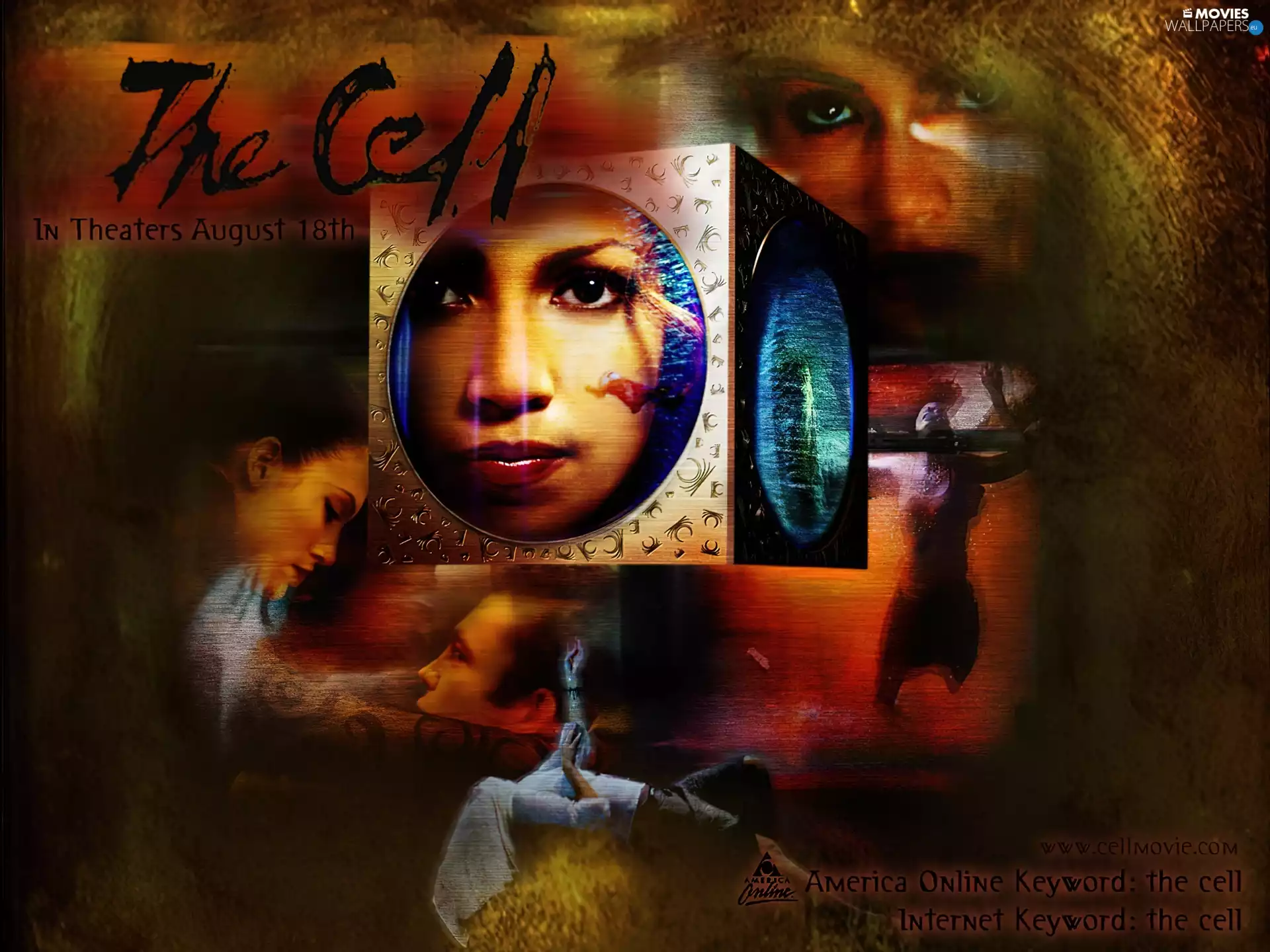 kelpie, text, Jennifer Lopez, face, The Cell