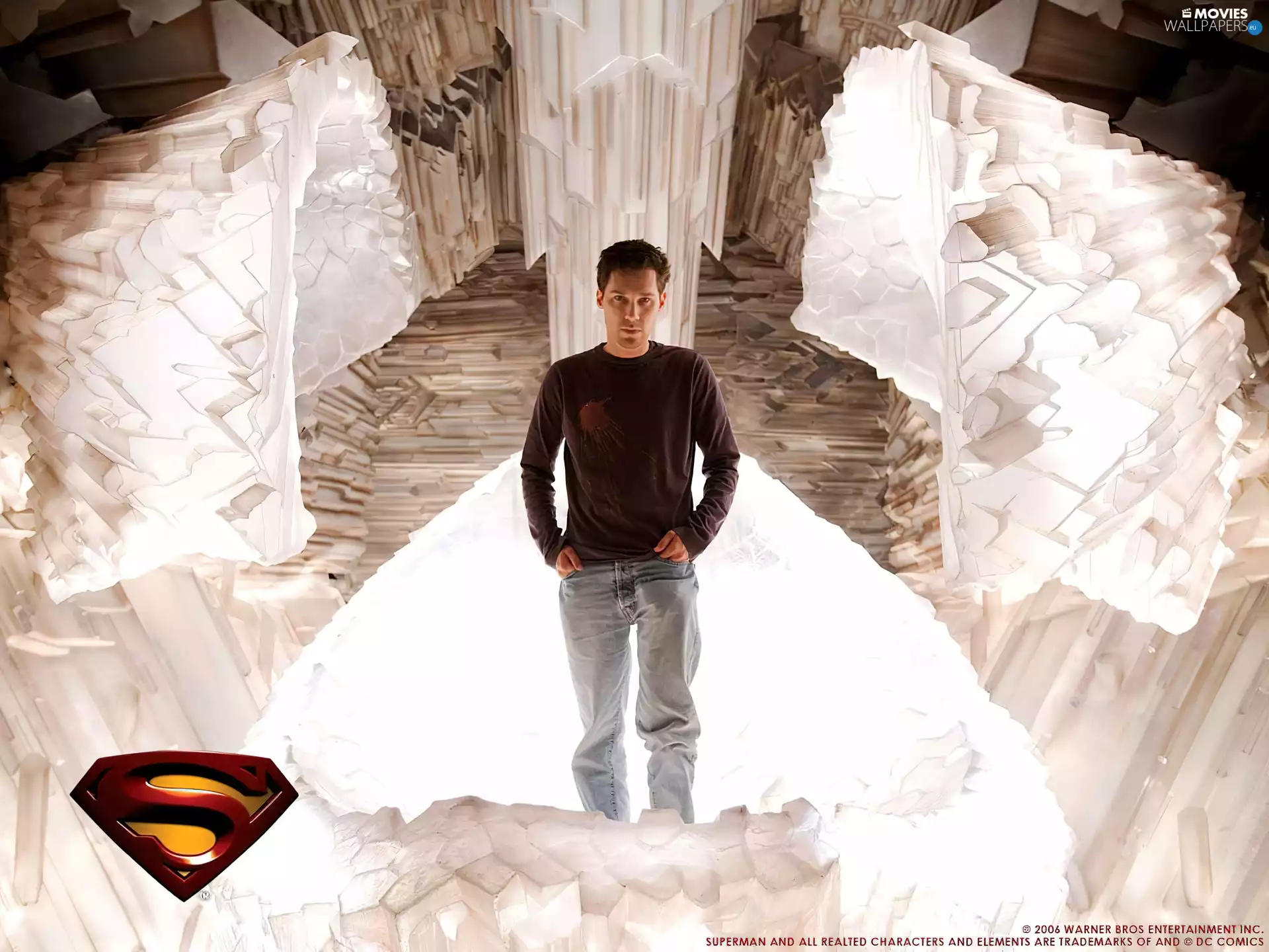 Superman Returns, a man, Jeans, crystals