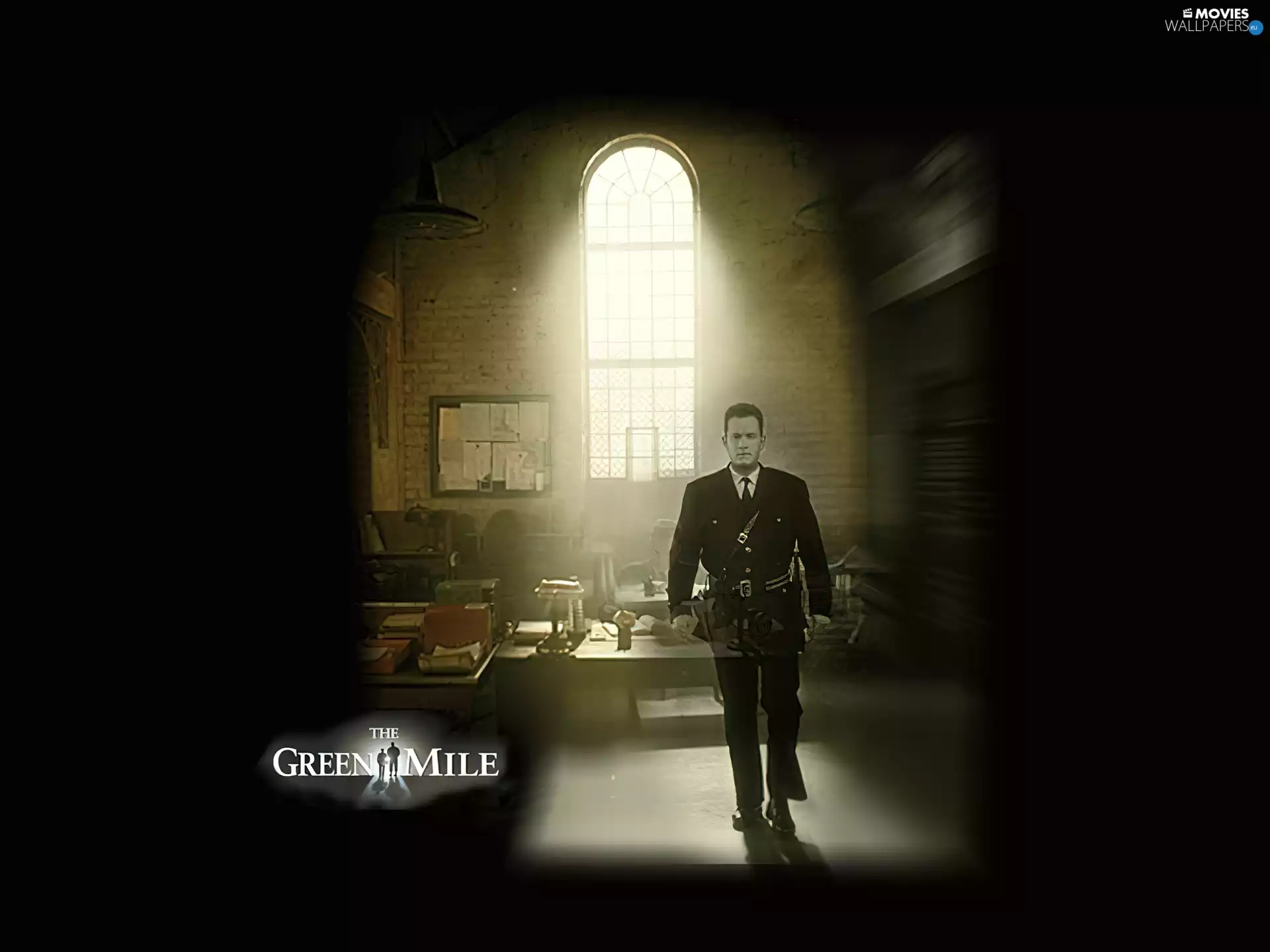 office, uniform, Tom Hanks, Window, The Green Mile