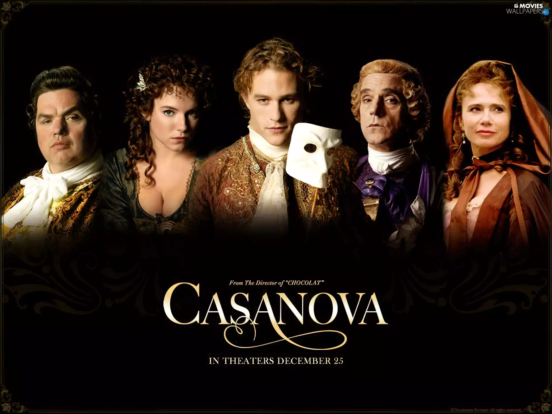 Lena Olin, Casanova, Oliver Platt, Sienna Miller, Jeremy Irons, Heath Ledger