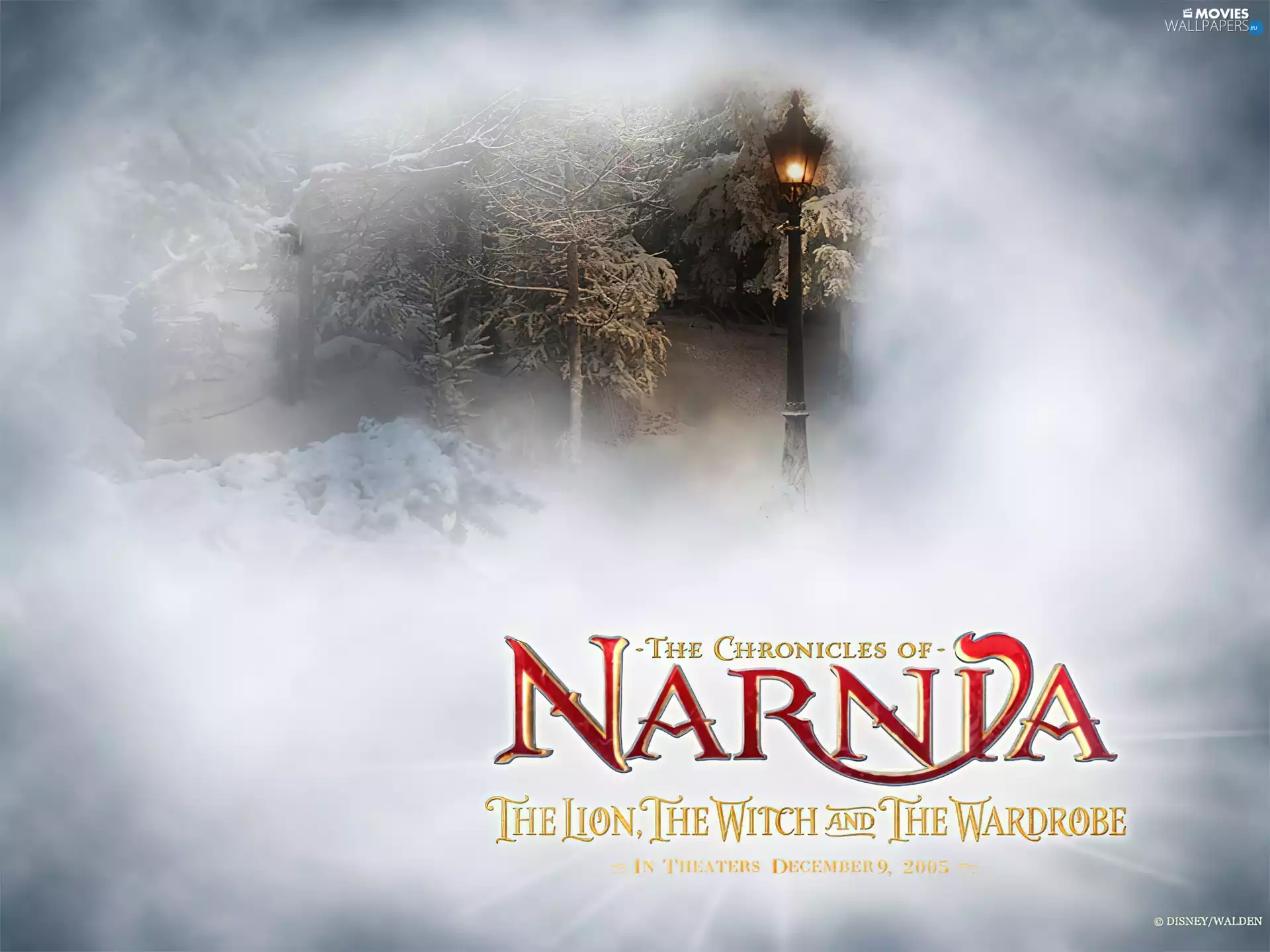 Lighthouse, text, winter, forest, The Chronicles Of Narnia