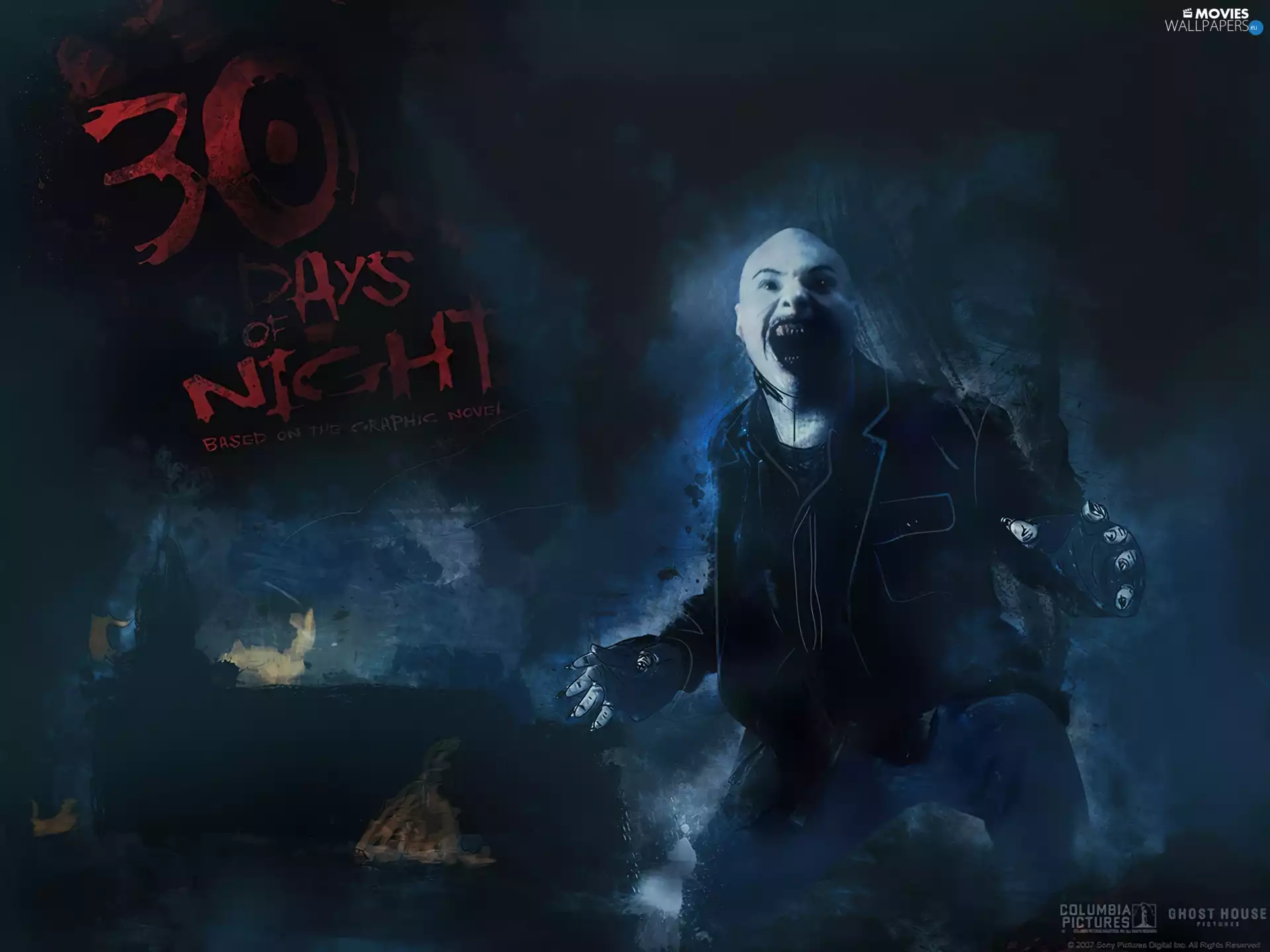 30 Days Of Night, boy, werewolf, bald
