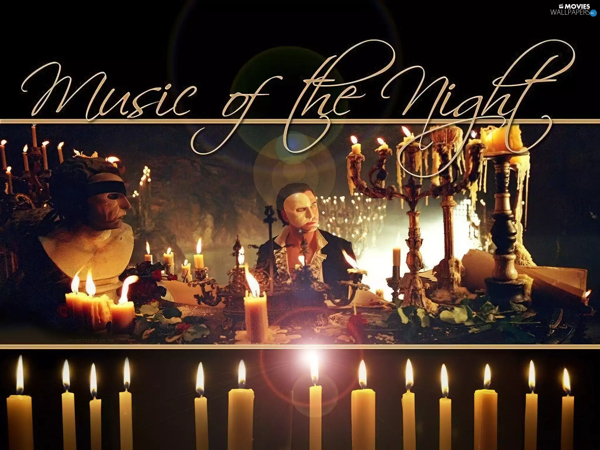 Phantom Of The Opera, Table, mask, candles