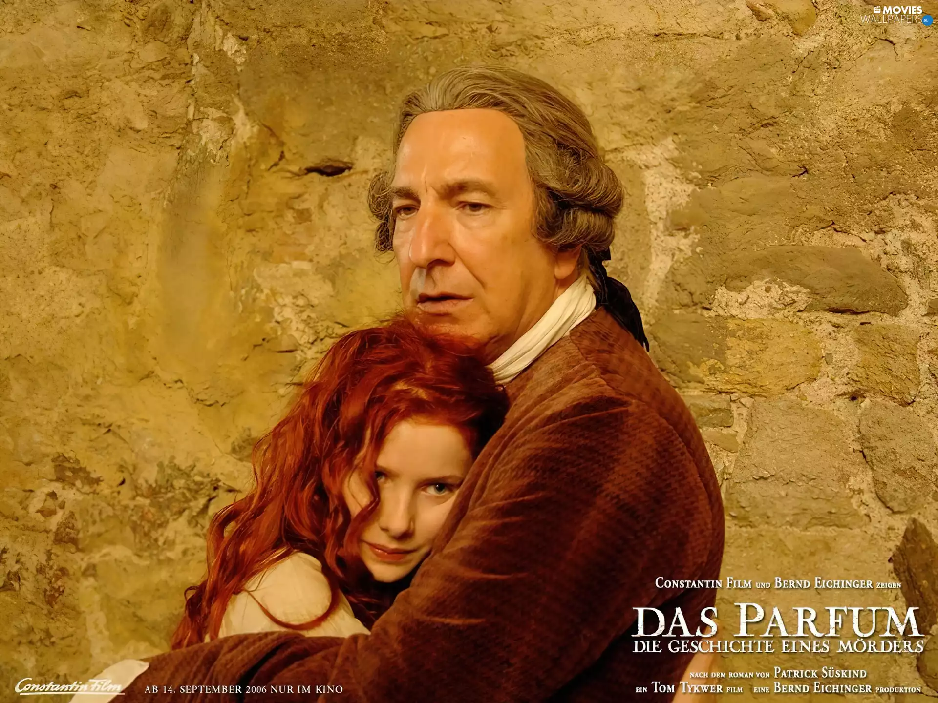 actress, actor, Rachel Hurd-Wood, Alan Rickman, Perfume