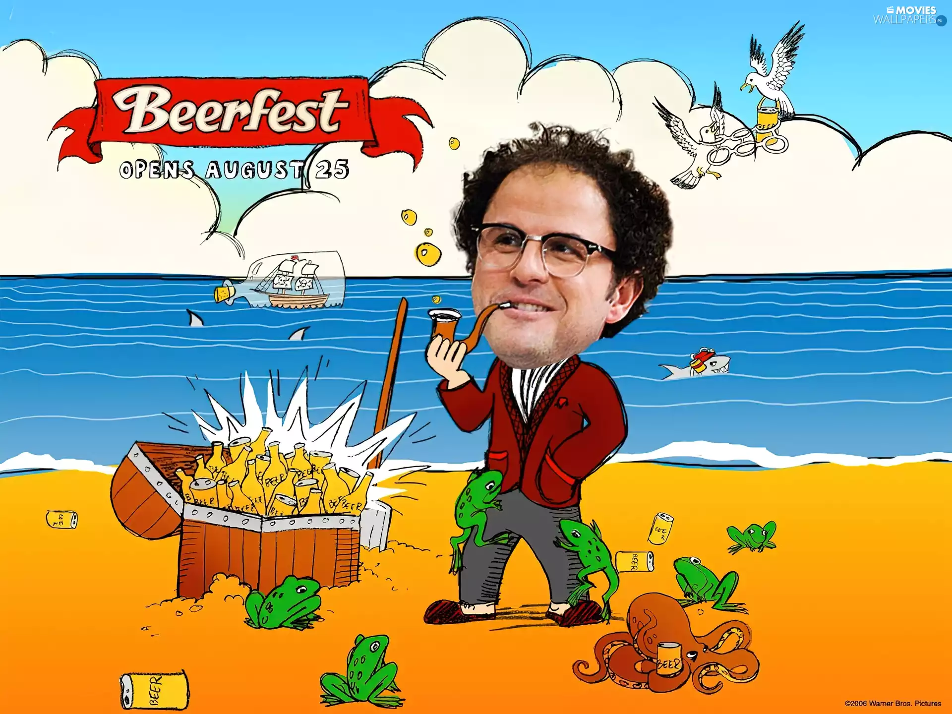 Beerfest, pipe, Beaches, a man