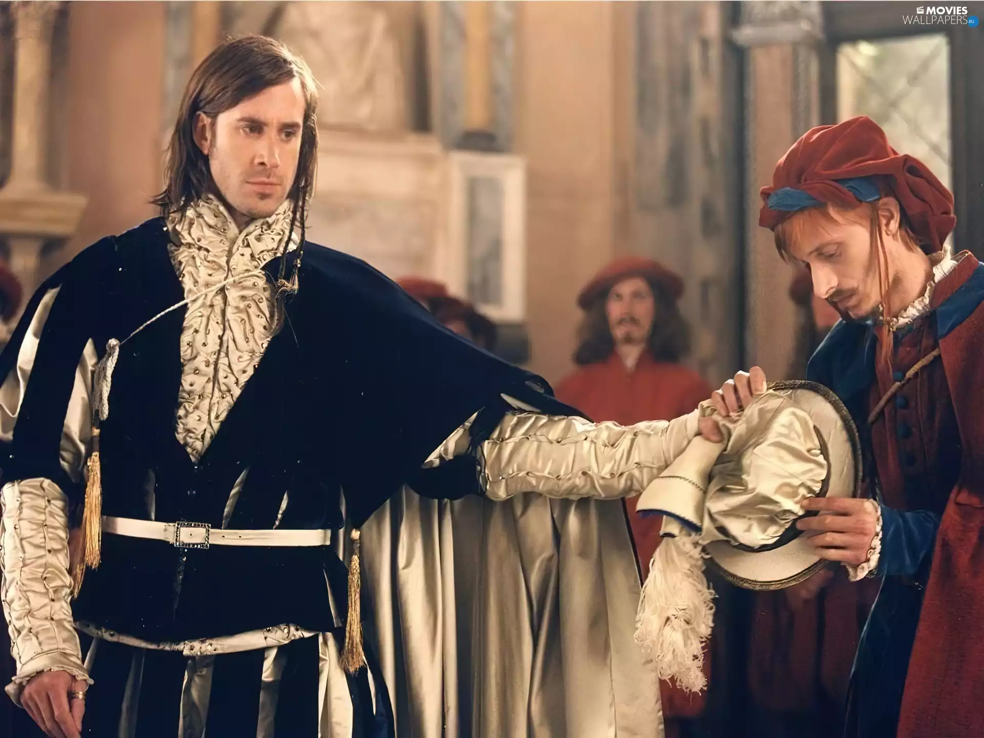 Joseph Fiennes, dealer, robe, Merchant of Venice