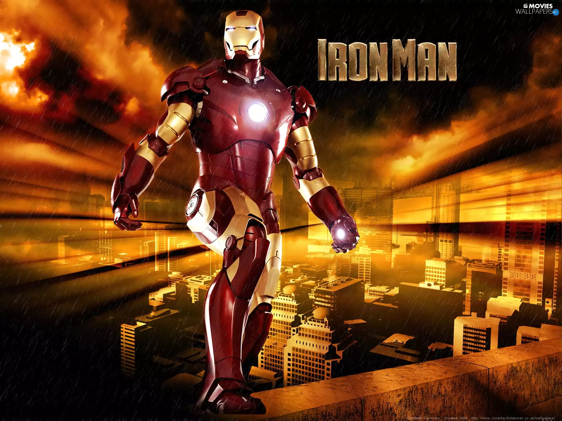 Rain, Iron Man, Robot