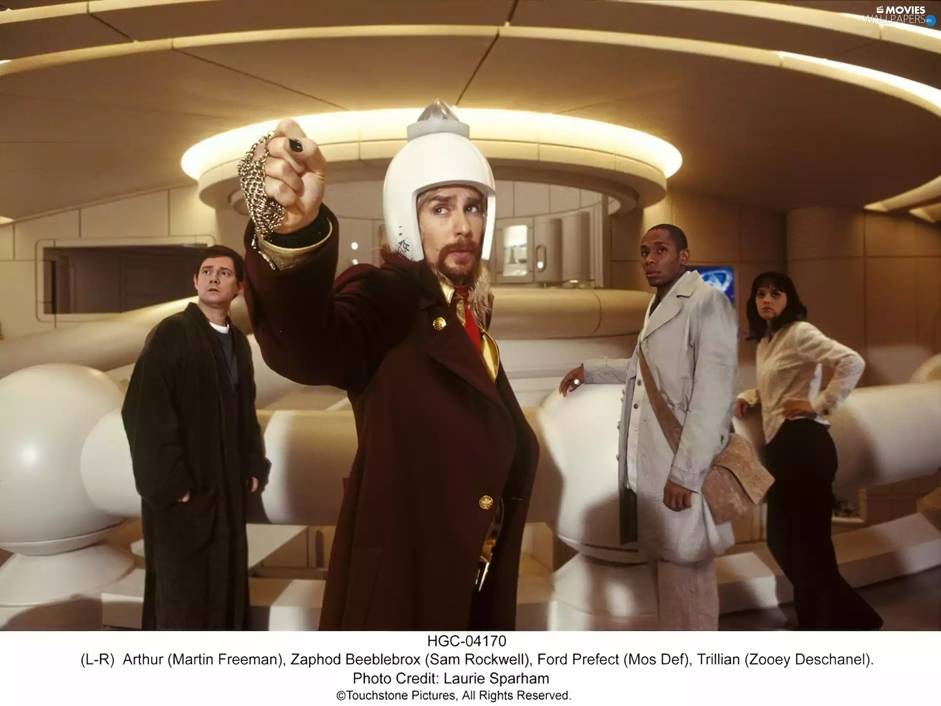 Martin Freeman, Sam Rockwell, Zooey Deschanel, Mos Def, Hitchhikers Guide To The Galaxy