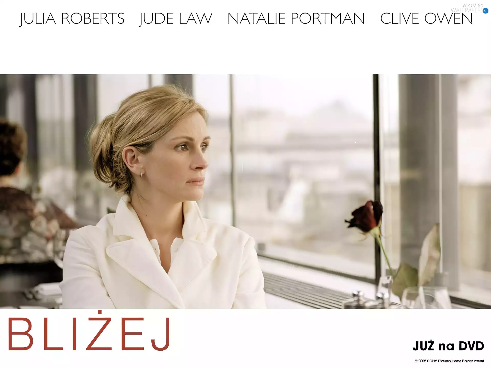 closer, rose, Window, Julia Roberts