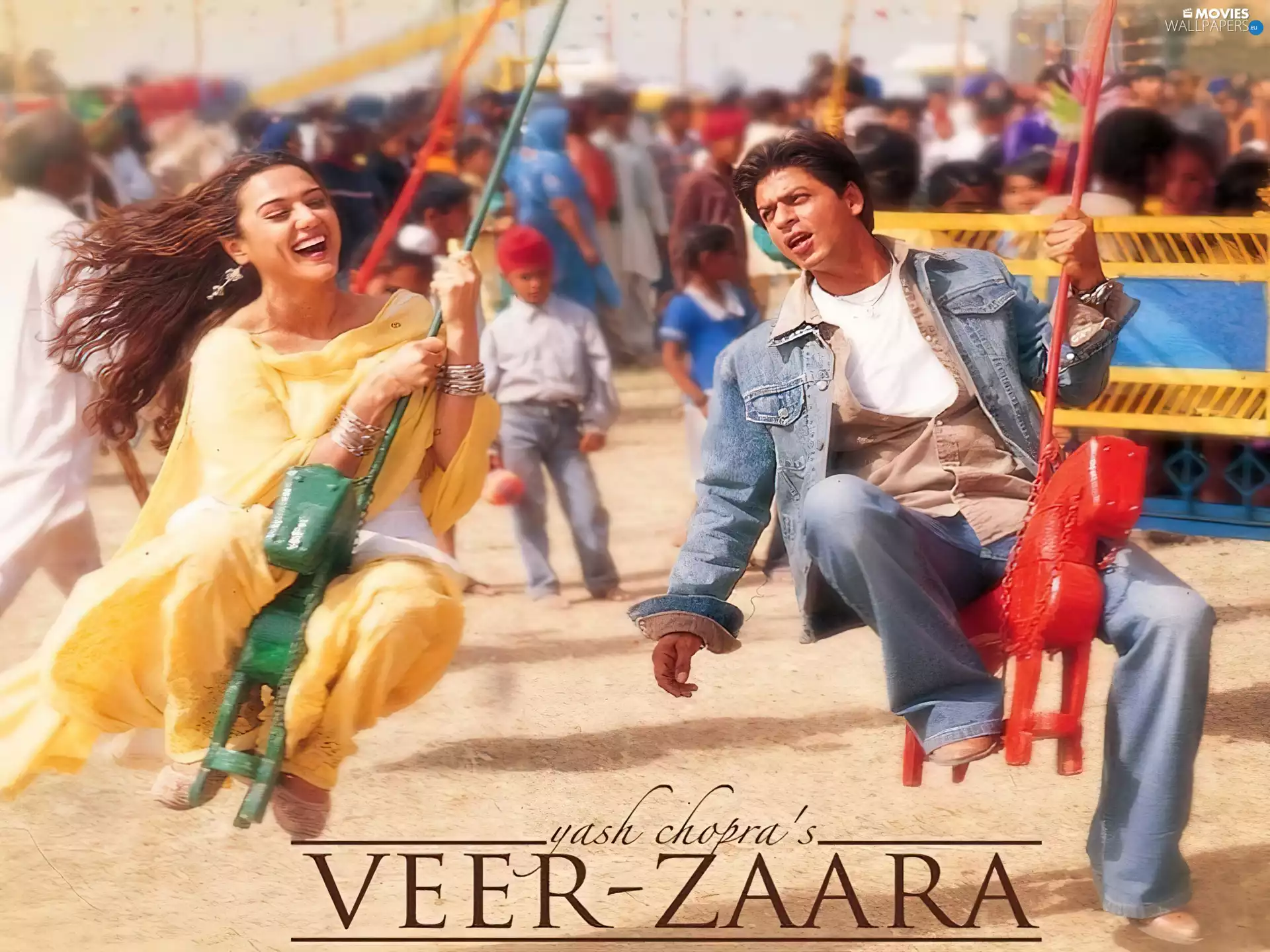 cheerful, Preity Zinta, Shahrukh Khan, Town