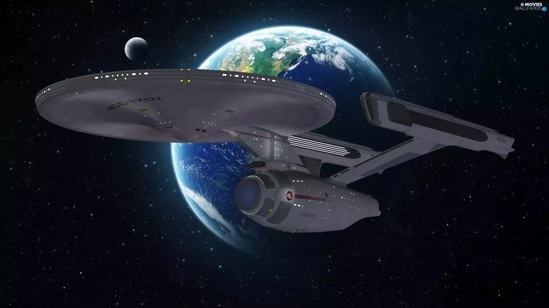 land, series, Universe, star, Enterprise Space Ship NCC-1701, Star Trek