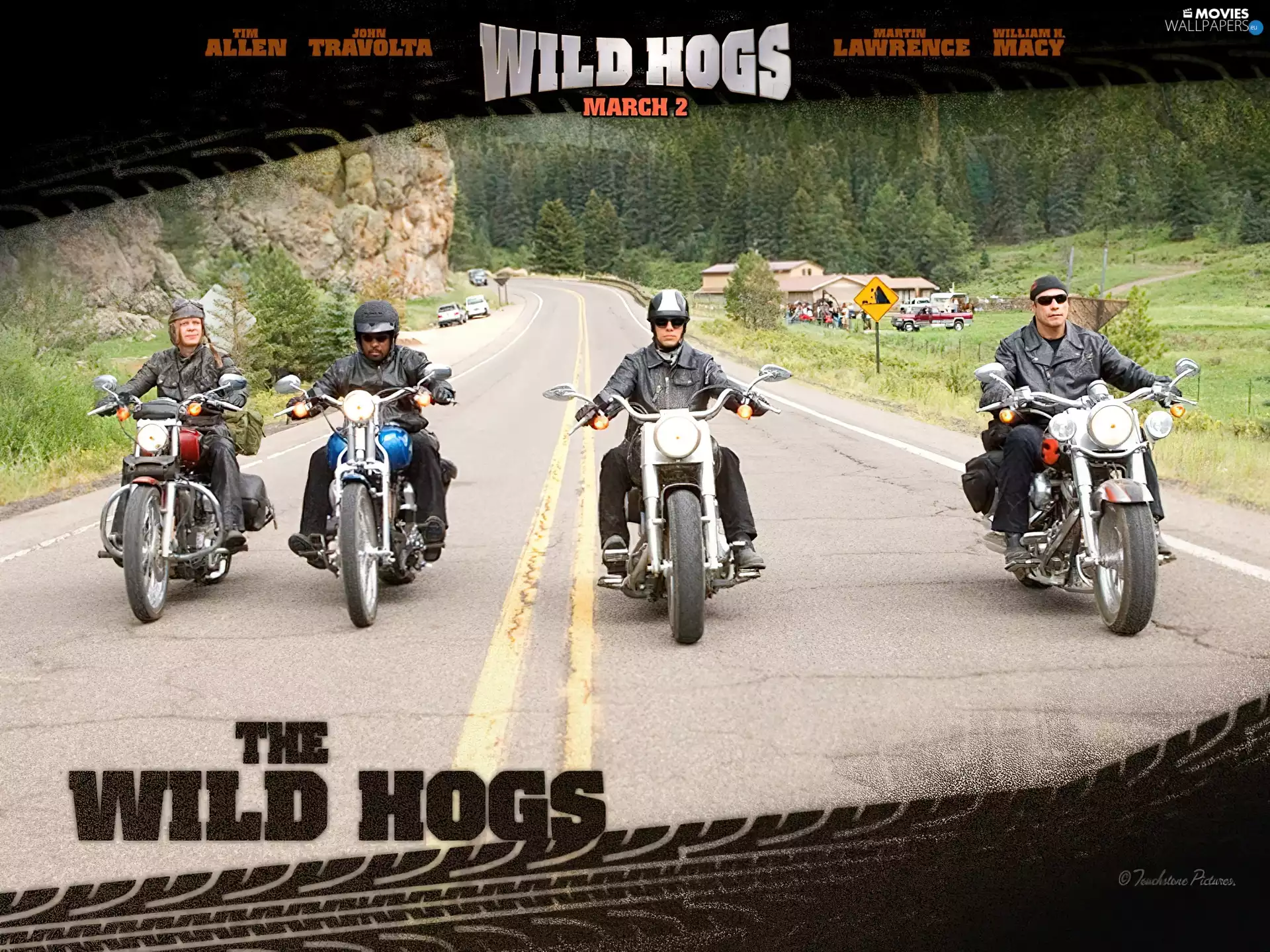 motorcyclists, Wild Hogs, Street
