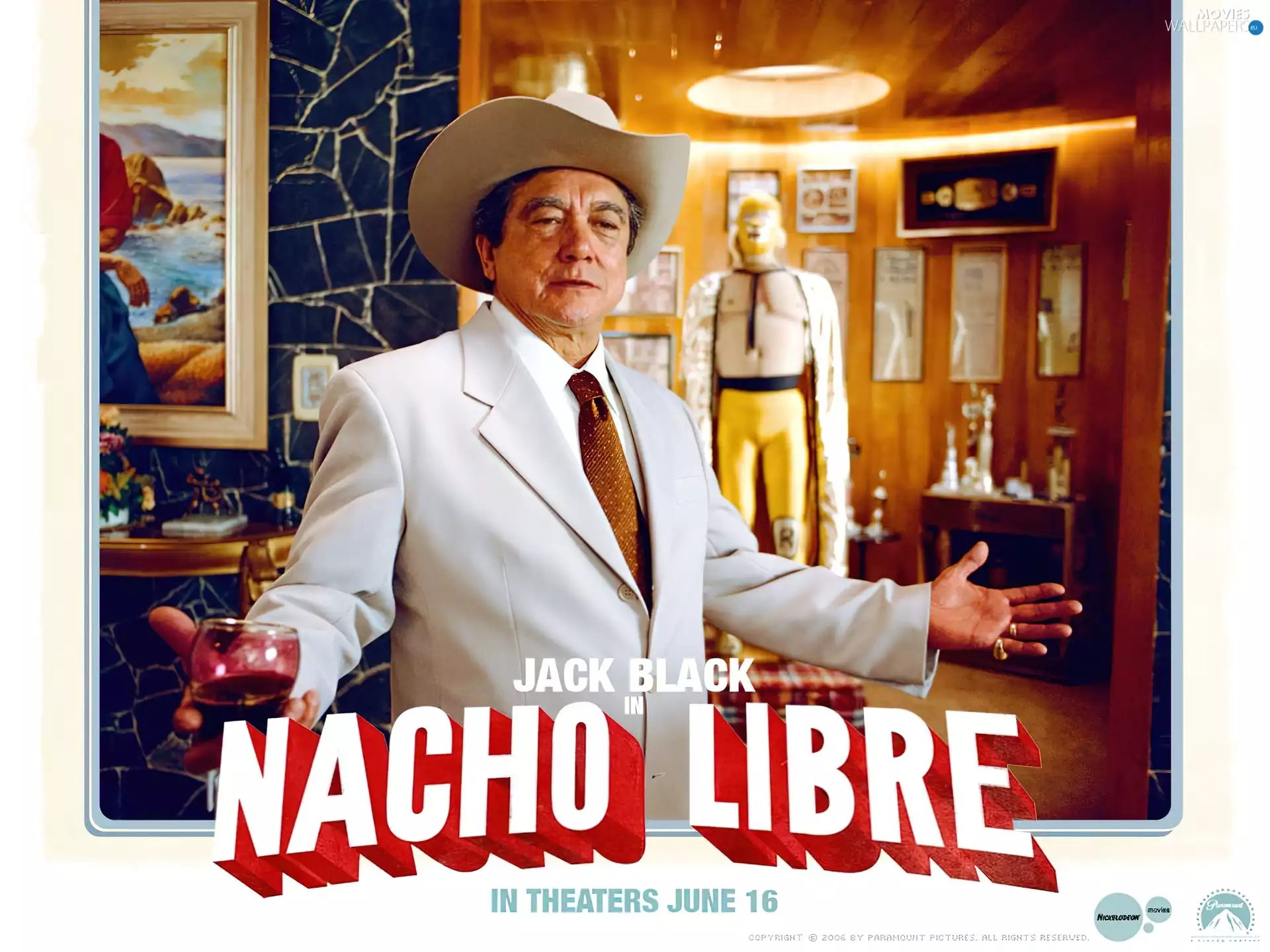 Nacho Libre, Hat, suite, a man
