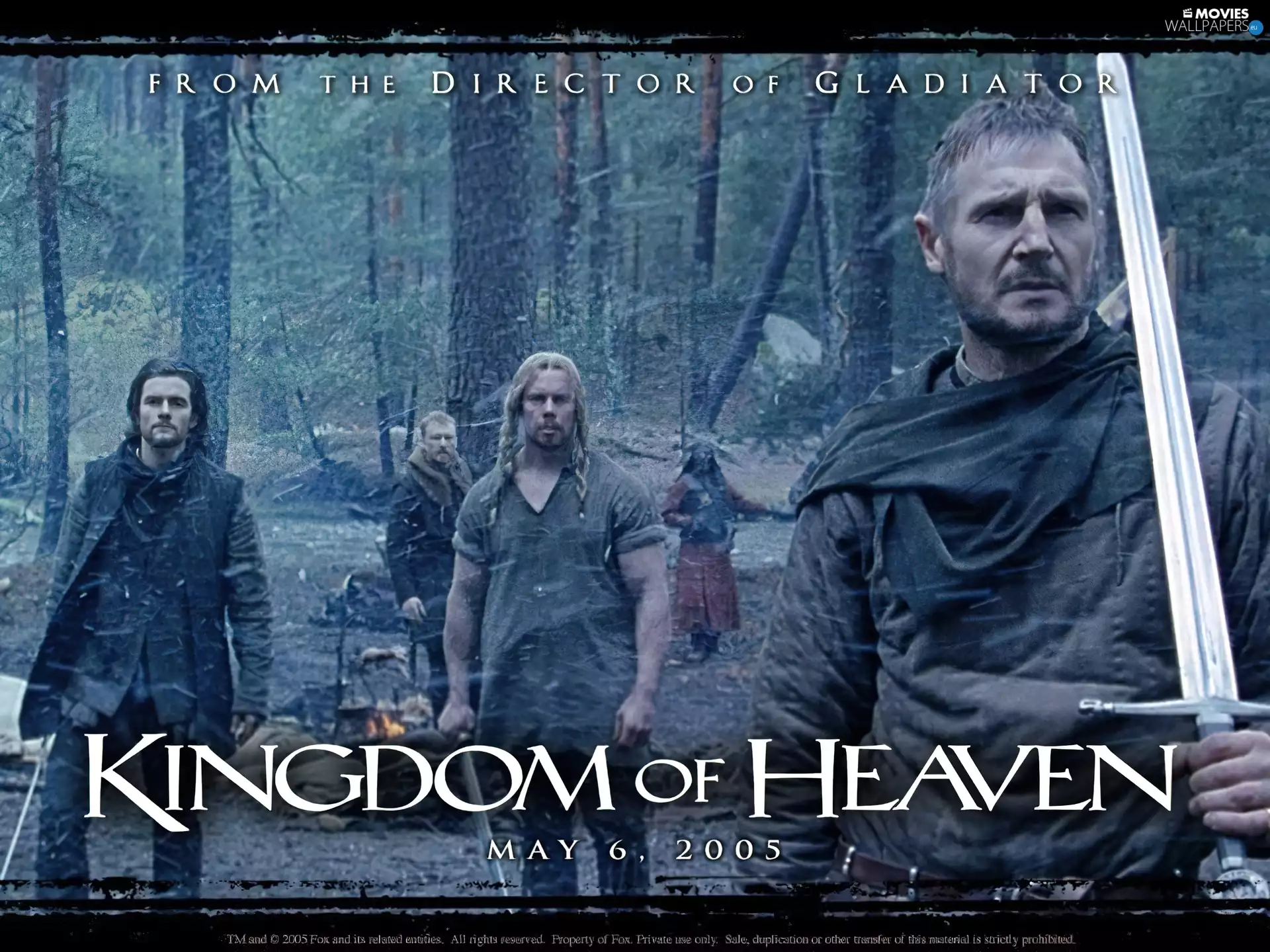 Kingdom Of Heaven, sword, Characters, Liam Neeson