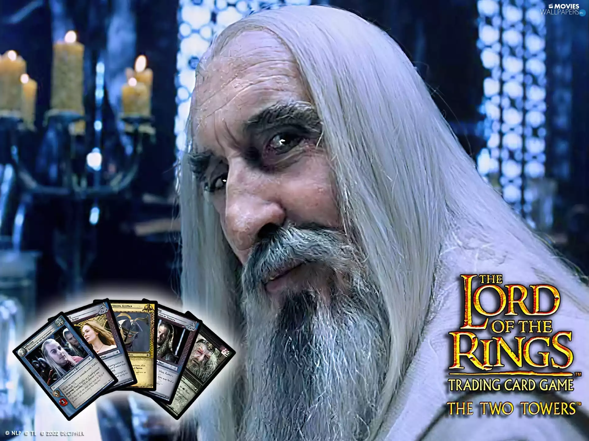 The Lord of The Rings, candlestick, Cards, old man