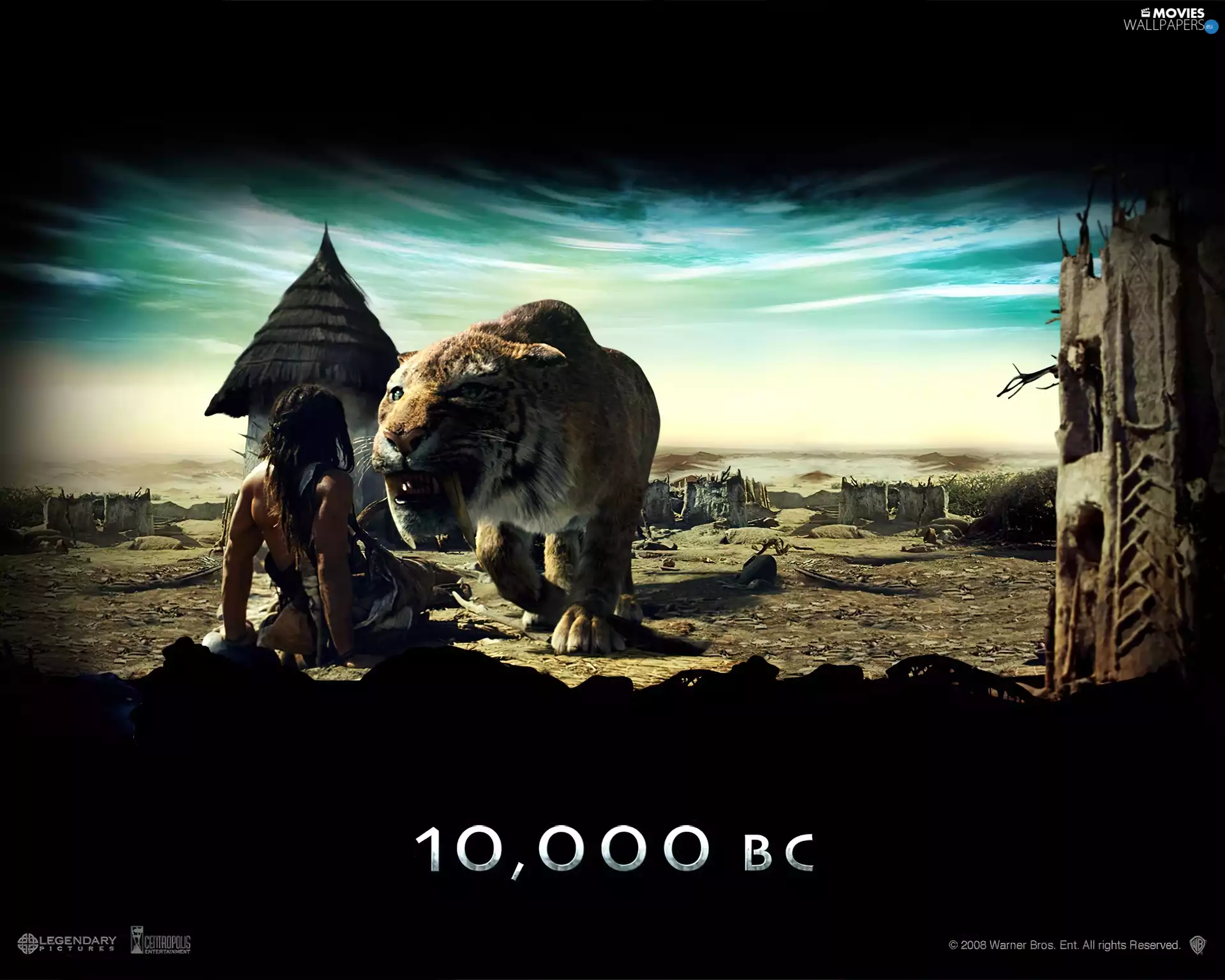 Human, 10000 Bc, tiger