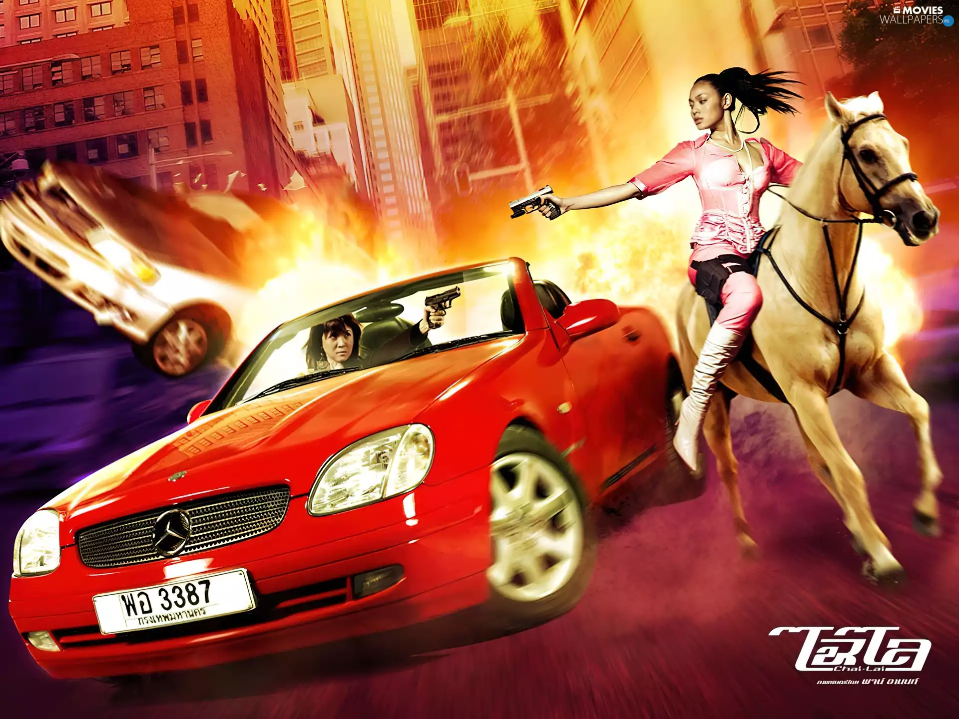 Automobile, Town, Chai Lai, Horse