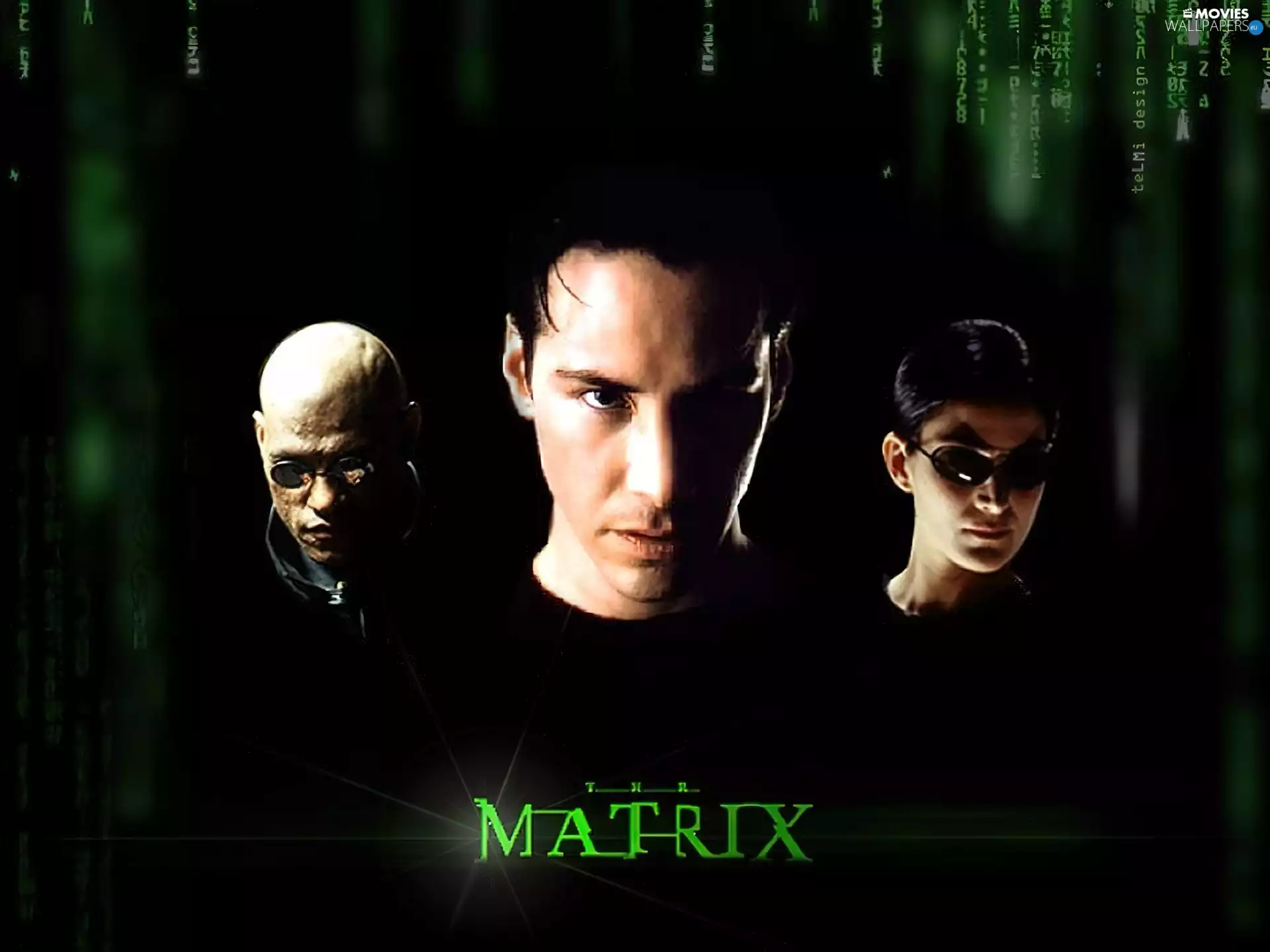 Morpheus, Trinity, faces, Neo, Matrix