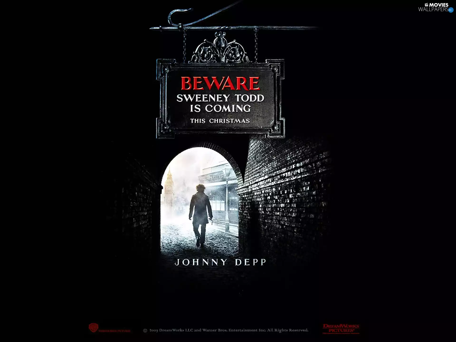 smoke, plate, form, tunnel, Sweeney Todd