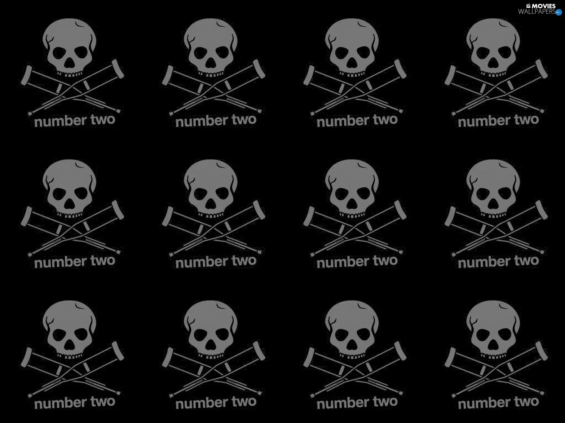 text, Jackass Number Two, the skull