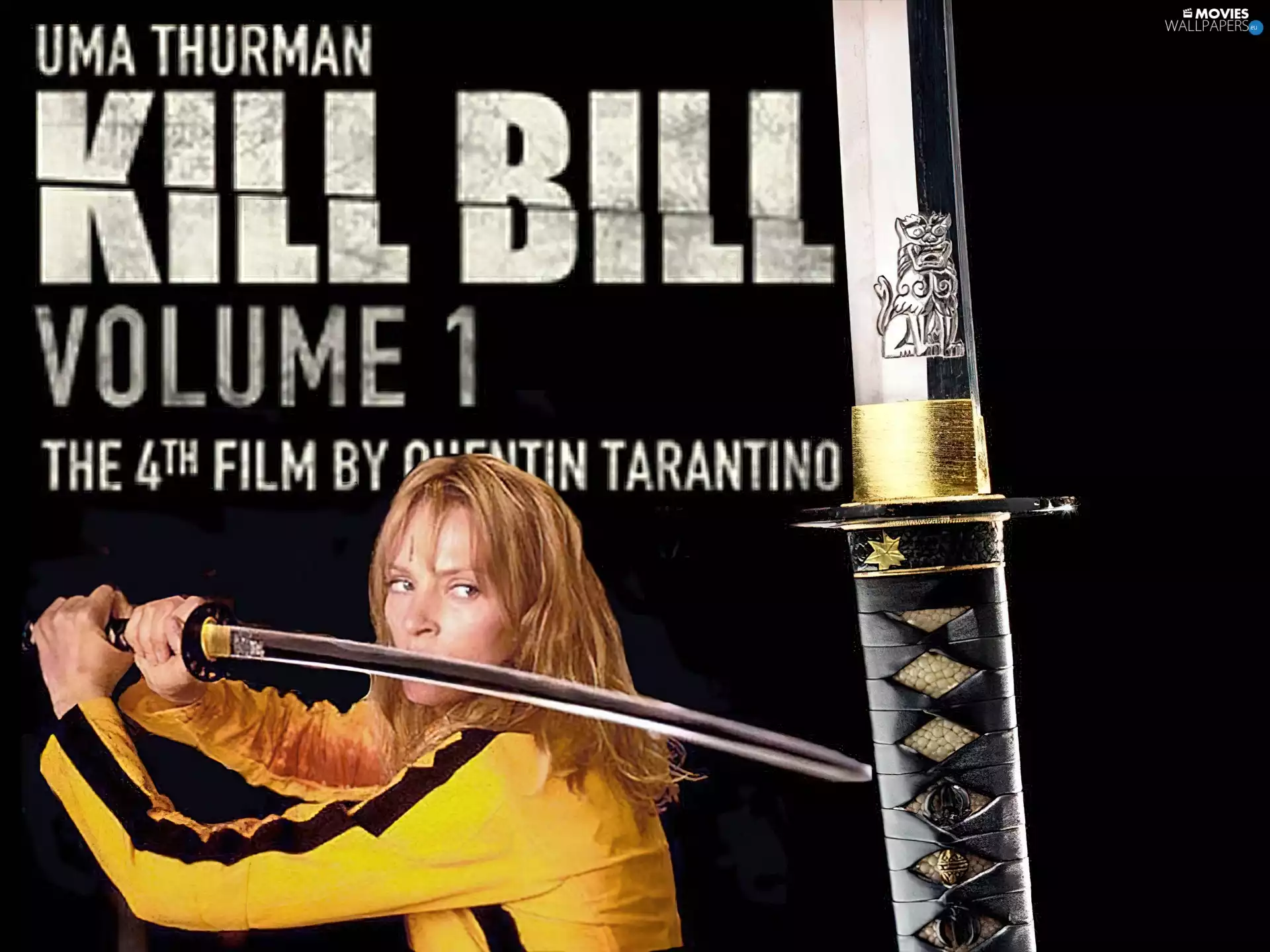 Kill Bill 1, Uma Thurman, sword