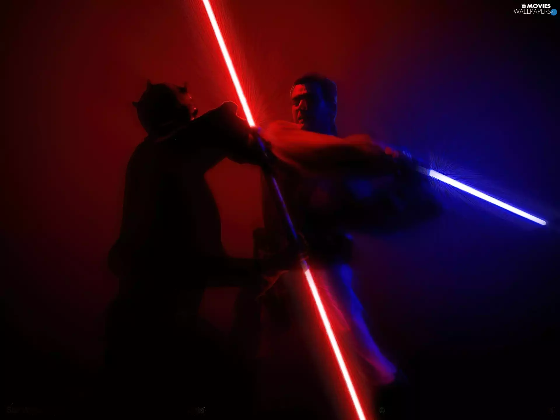 Star Wars, laser, Characters, Fight