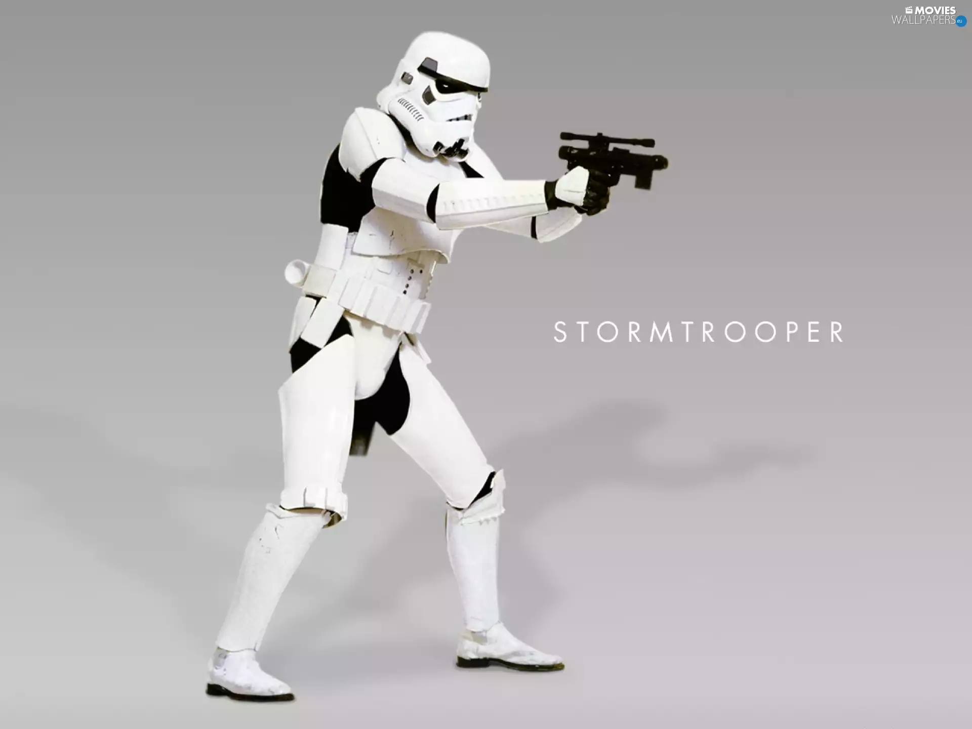 Star Wars, Robot, Gun, White