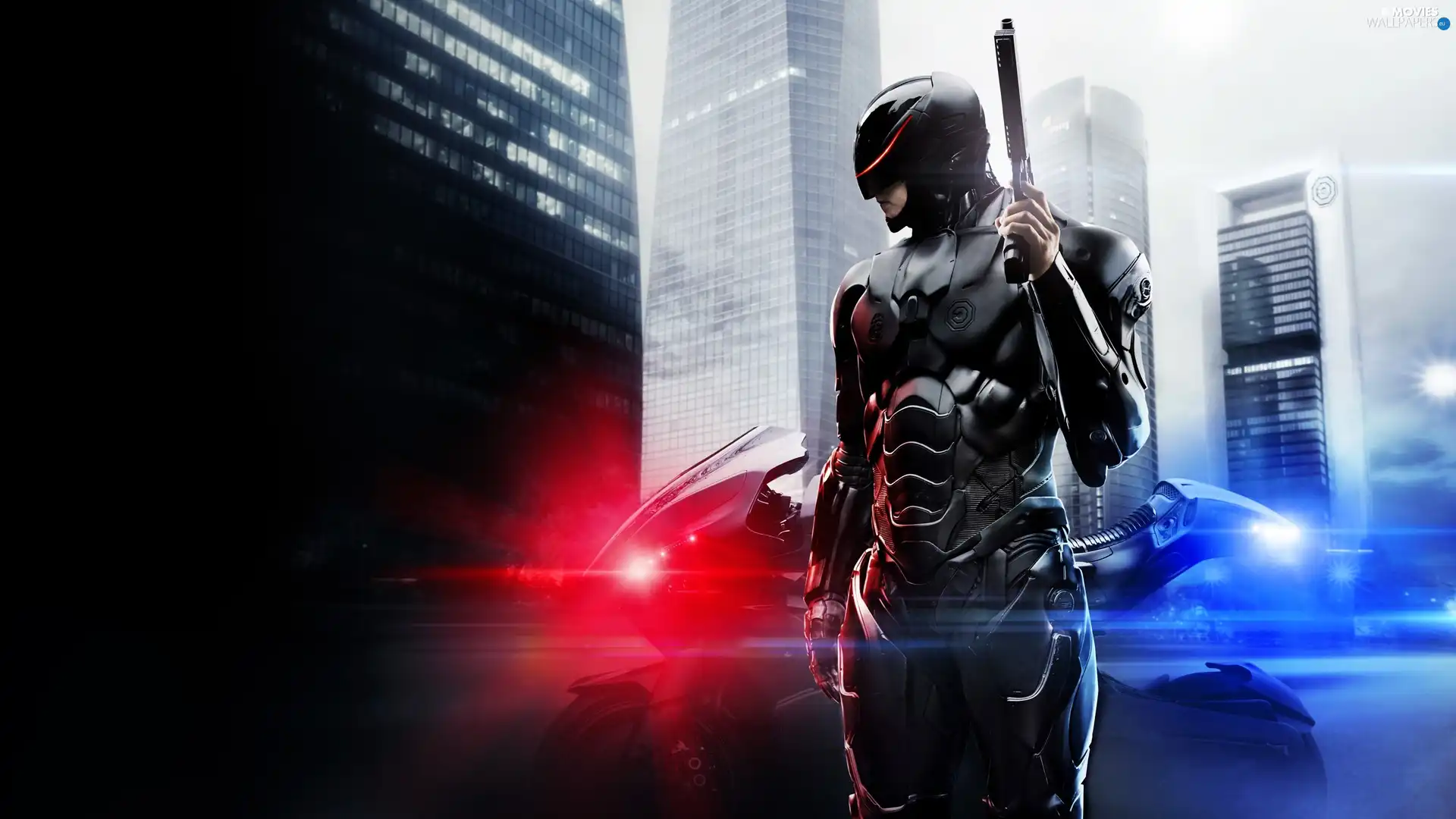 Weapons, motor-bike, 2014, Robocop, movie