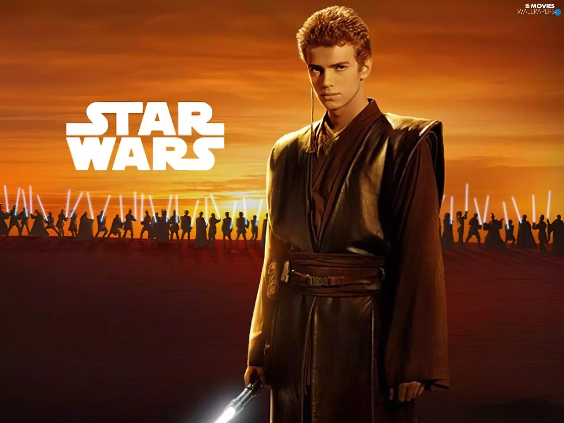 Hayden Christensen, robe, west, army, Star Wars