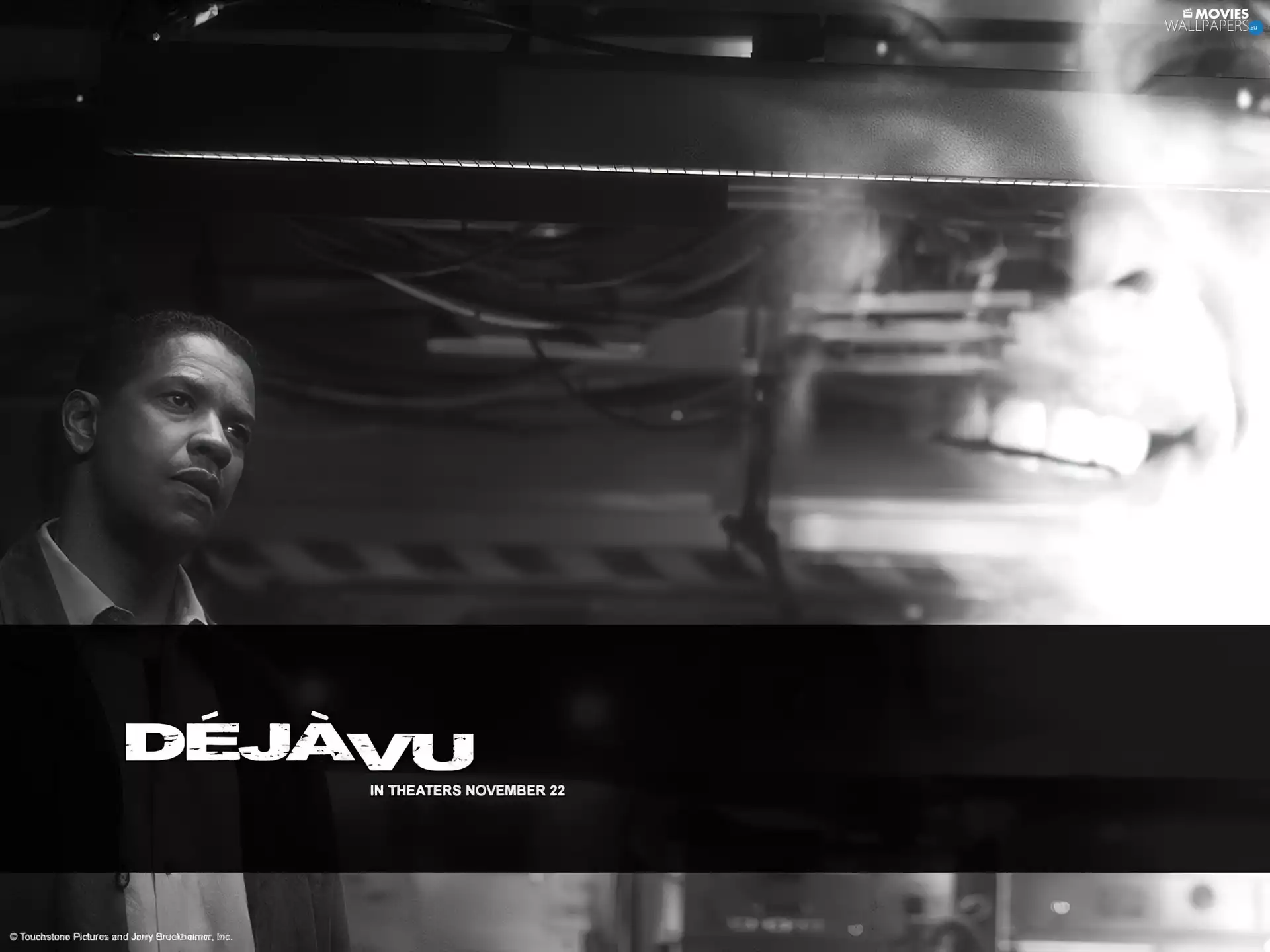 Deja Vu, face, woman, Denzel Washington