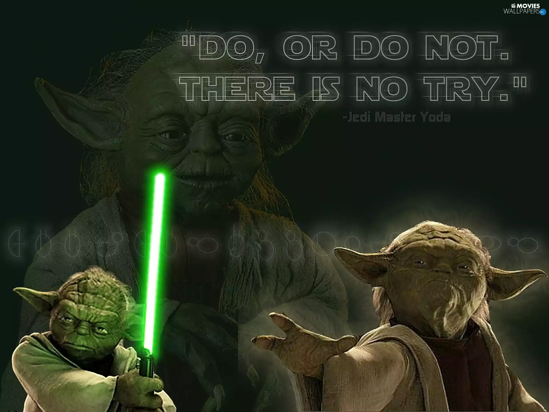 subtitles, laser, master Yoda, ears, Star Wars