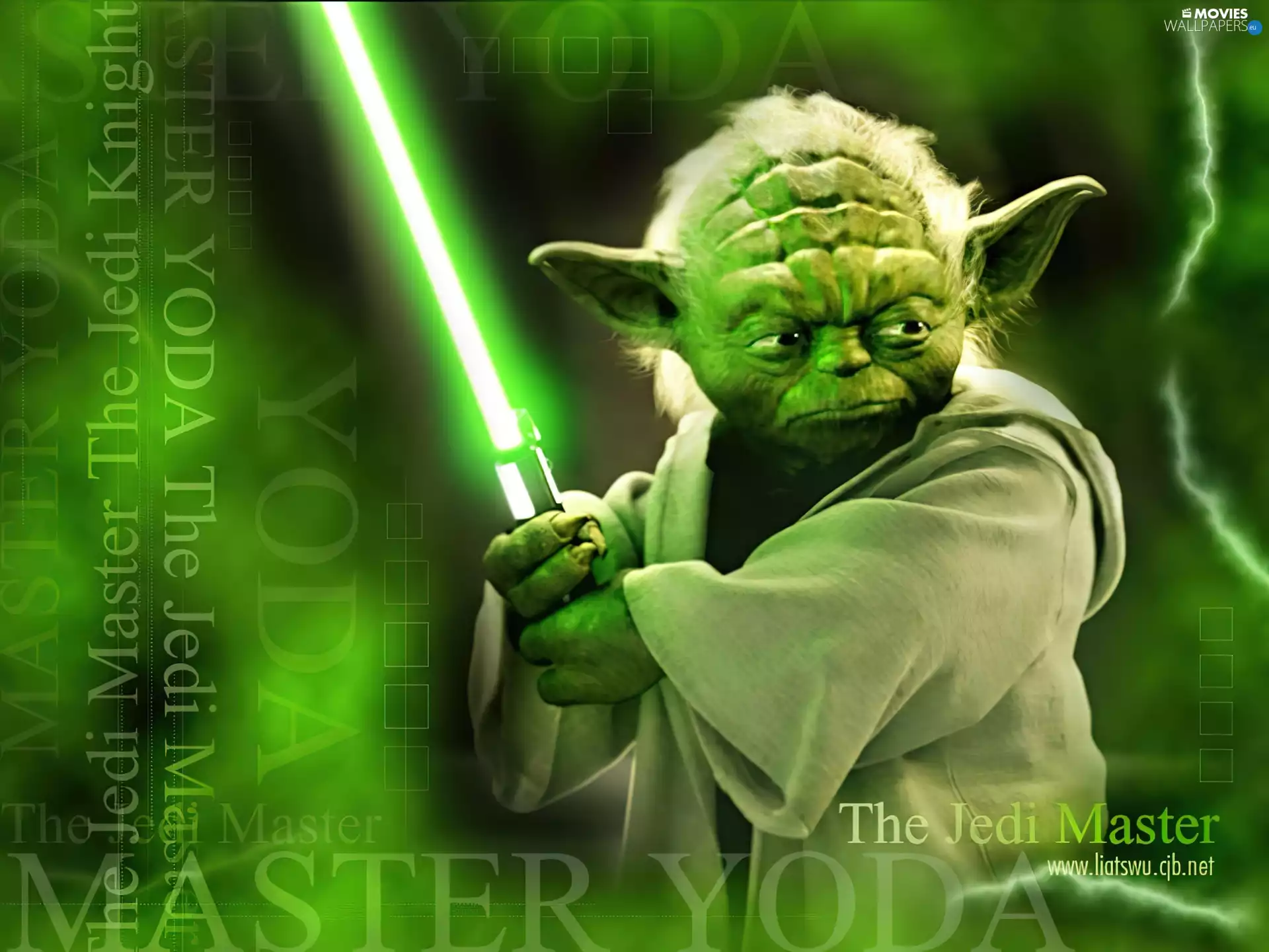 laser, subtitles, Green, Yoda, Star Wars